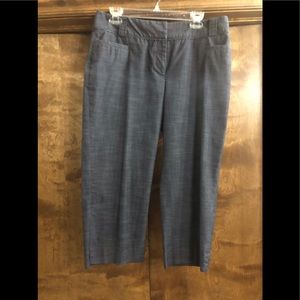 Denim colored capris